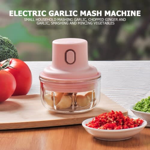 Wireless Electric Garlic Machine Food Chopper Meat Cutter - 100ml