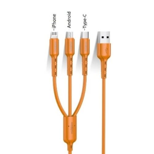 3 In 1 Multiple Charging Cable