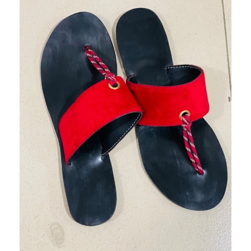 Ladies Slippers - Red