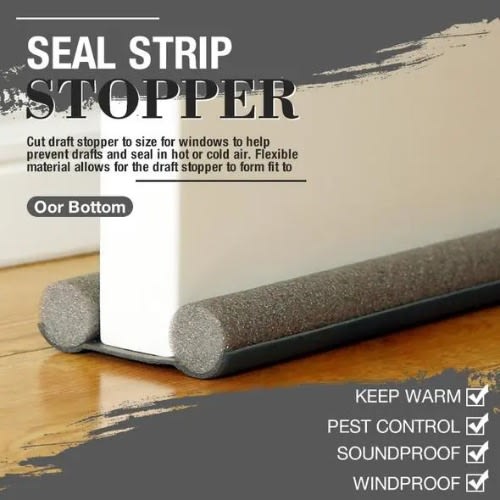 Door Bottom Seal Strip Stopper -36cm