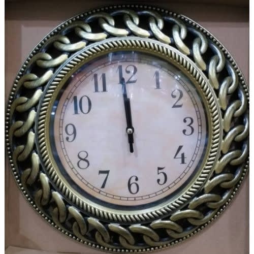 Chain Wall Clock - Bronze