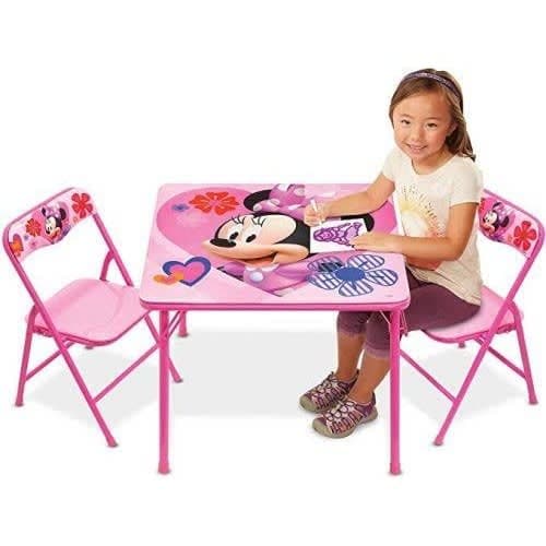 Children Table And 2 Chairs - Pink