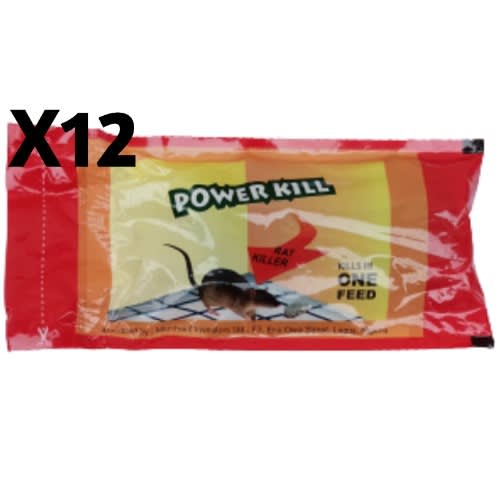 Powerkill Action Rat Killer -12 Pieces