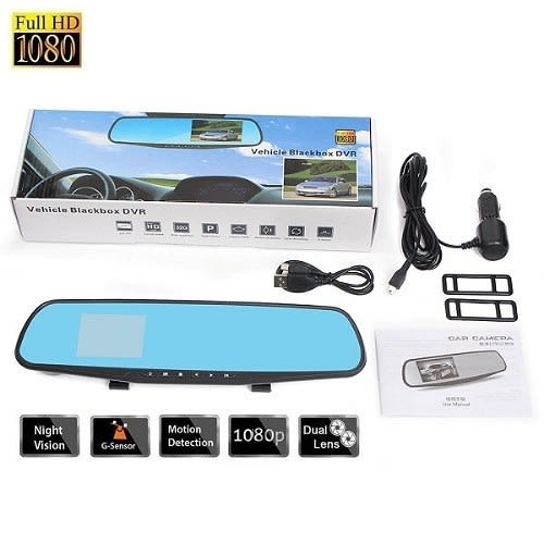 Vehicle Black Box Dvr Car Rear View Mirror