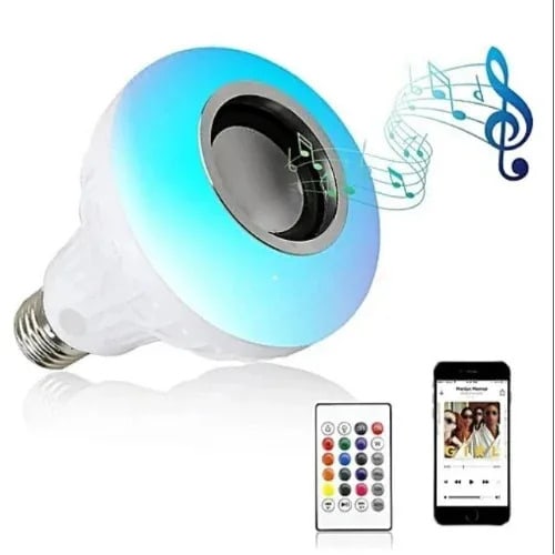 Color Changing Bluetooth + Music Speaker LED Bulb