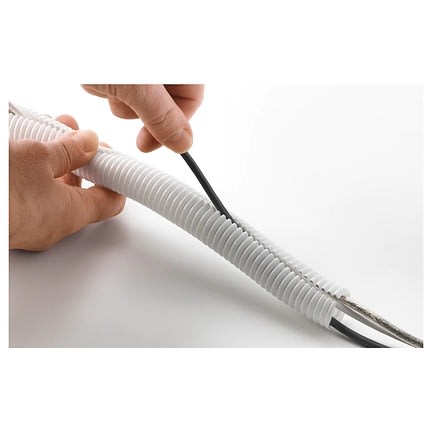 Rabalder Cable Tidy - 5 Meters - White