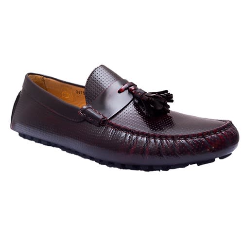 Wine Patent- Perforated Loafers