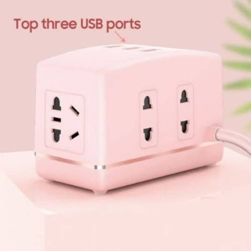 Desktop Multi Socket Plug With USB/us/au Outlets Retro Socket Adapter - 3pcs