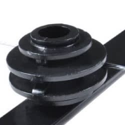 Electric Fence Bobbins Black (pack of 500)