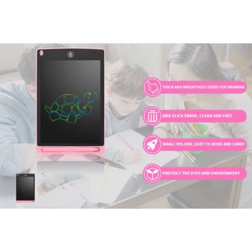 Colorful Lcd Kid Writing Tablet - Pink