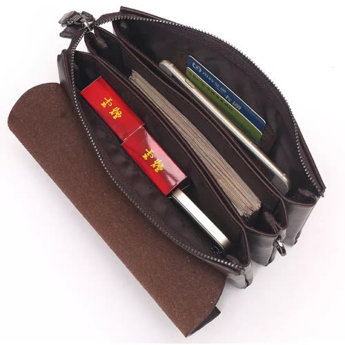 Iconic Handie Clutch Purse - Brown
