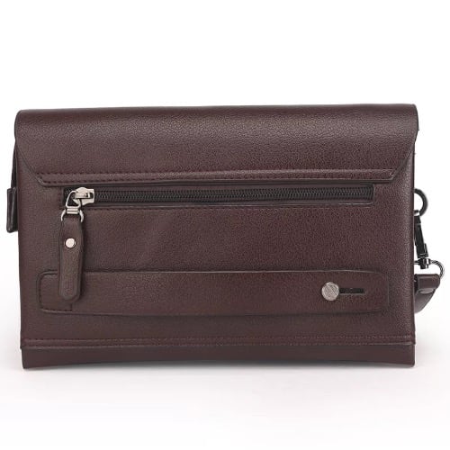 Iconic Handie Clutch Purse - Brown