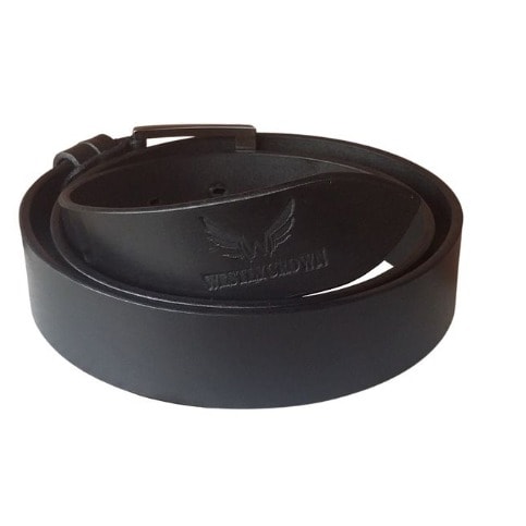 Men's Leather Belt - Black
