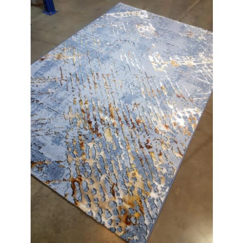 4 By 6ft Retro Pattern Multicolor Center Turkish Rug