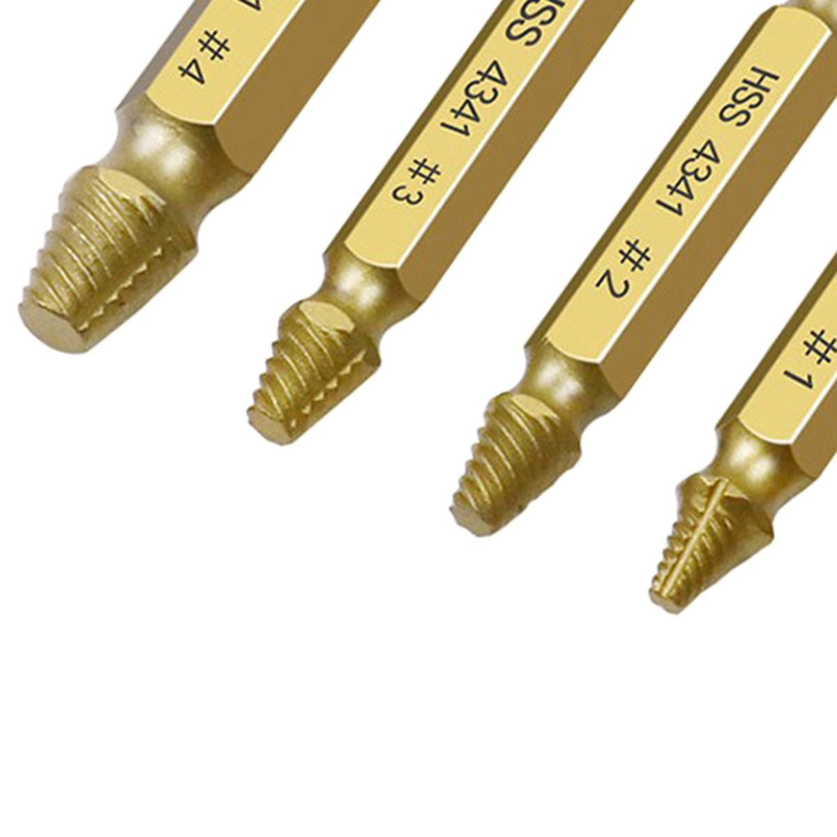 Damaged Screw Extractor Kit Stripped Screw Extractor Set Broken Bolt