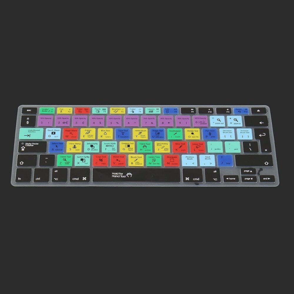 Laptop Shortcuts Silicone Keyboard Cover For Macbook Pro Air 13
