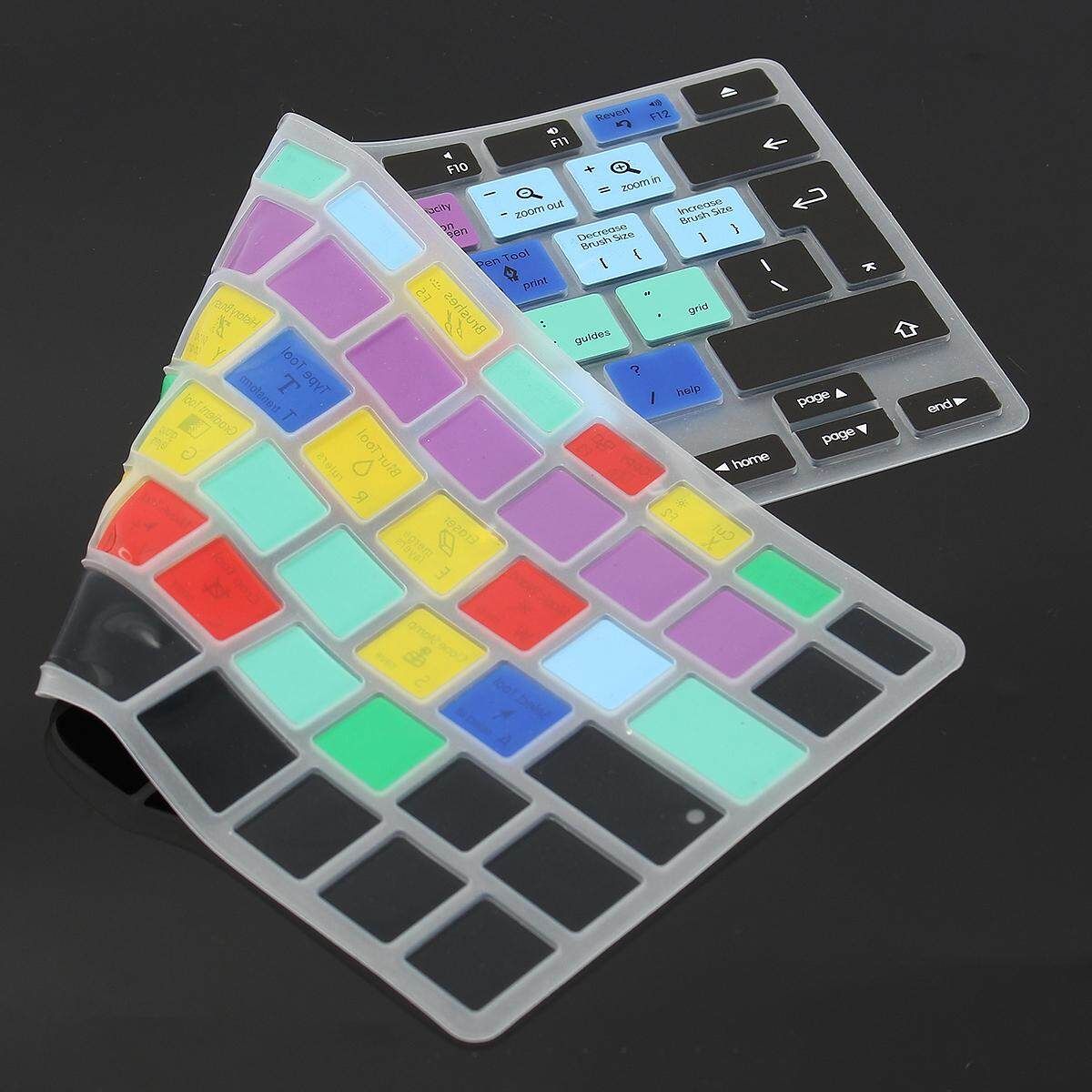 Laptop Shortcuts Silicone Keyboard Cover For Macbook Pro Air 13" 15" 17'' EU EU Enter Small 7 Key