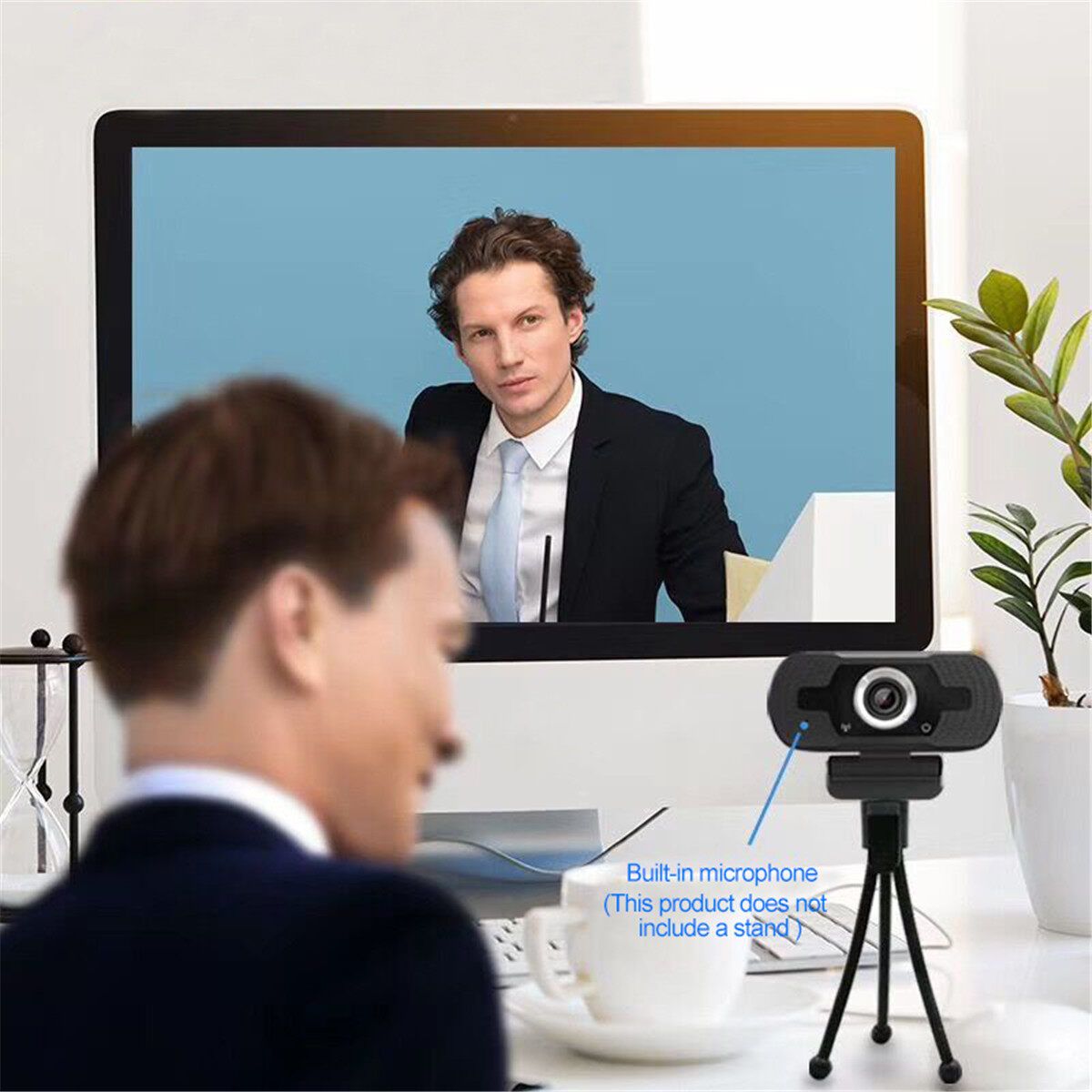 1080P Full HD Webcam Microphone Web Camera For PC Desktop Laptop Live Streaming
