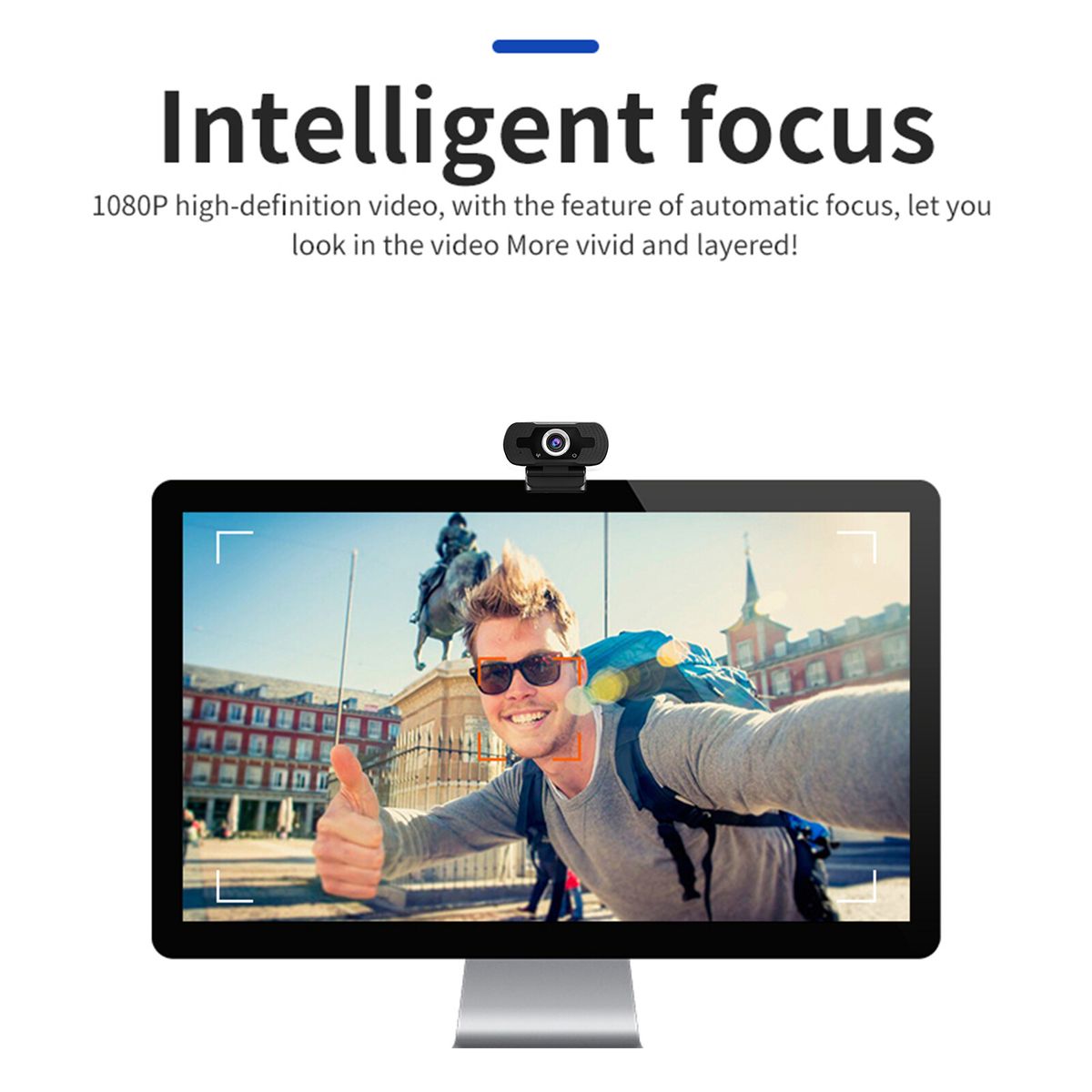 1080P Full HD Webcam Microphone Web Camera For PC Desktop Laptop Live Streaming