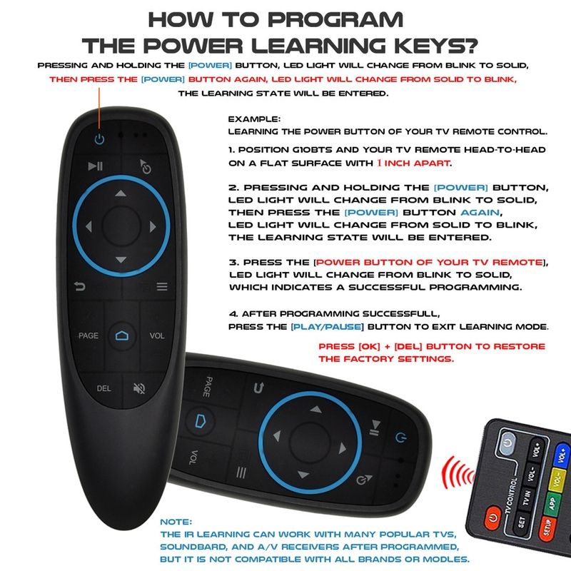 G10S BT5.0 ABS Wireless Gyroscope Controller Smart-Black