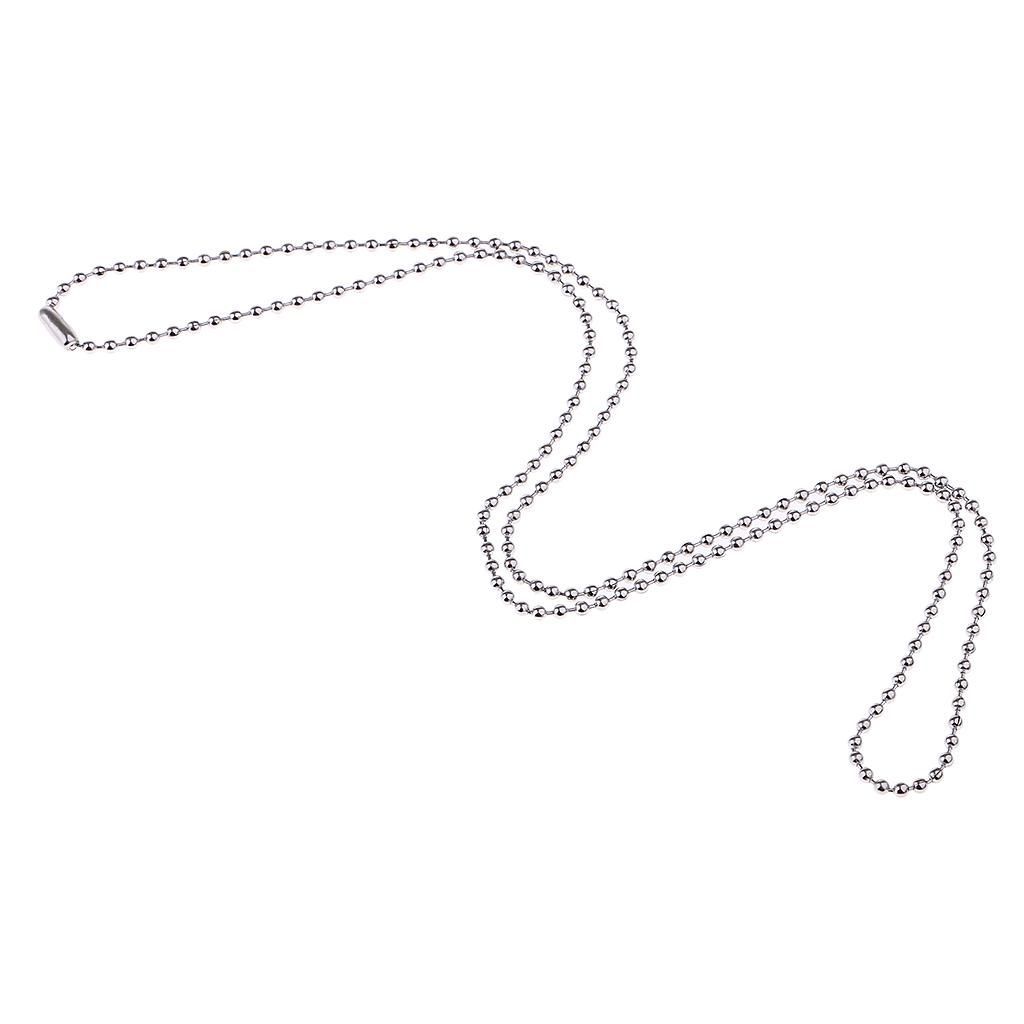 Pack Of Bead Chain, 23.6 Inch, 31.5 Inch Necklace 2.4mm