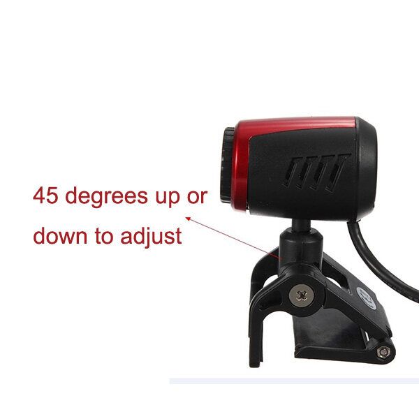 Bendable USB HD Webcam Web Cam Video Camera Mic For PC Laptop Desktop Win 7/8
