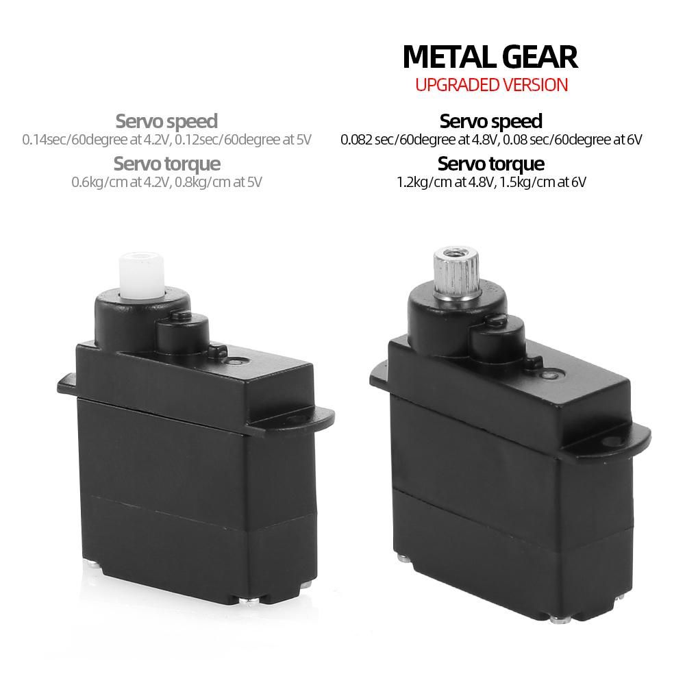 RC Helicopter Servo Metal Gear K130 Servo RC Part for XK K130 RC Helicopter
