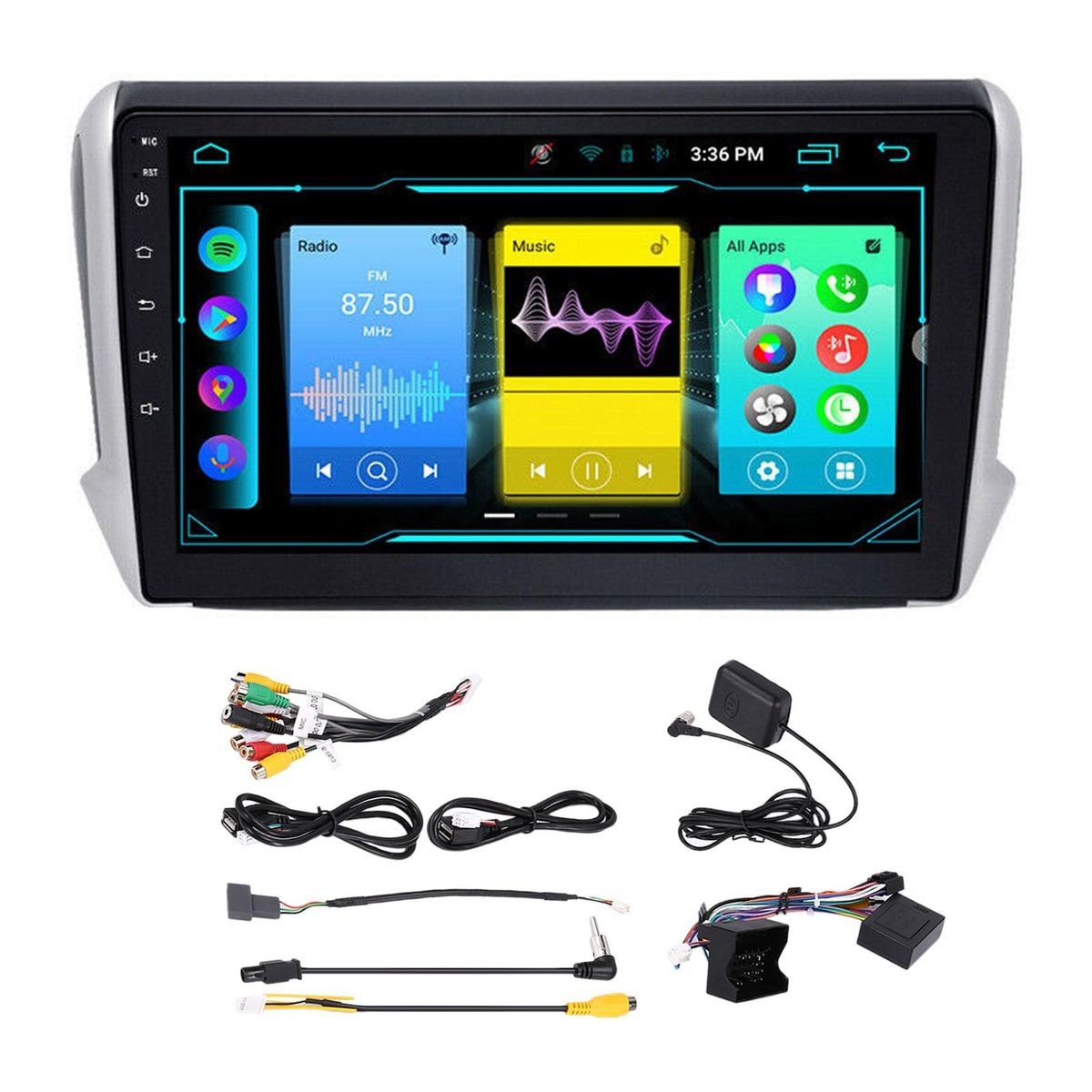 1G+16G 2Din Car DVD Radio Android 10 for Peugeot 2008 208