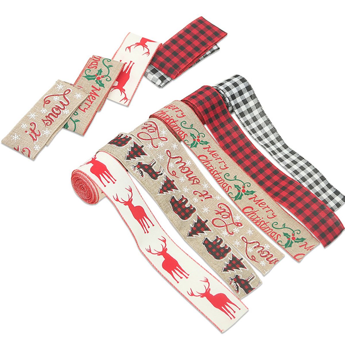Christmas Ribbon DIY Bow Christmas Tree And Truck Wired
