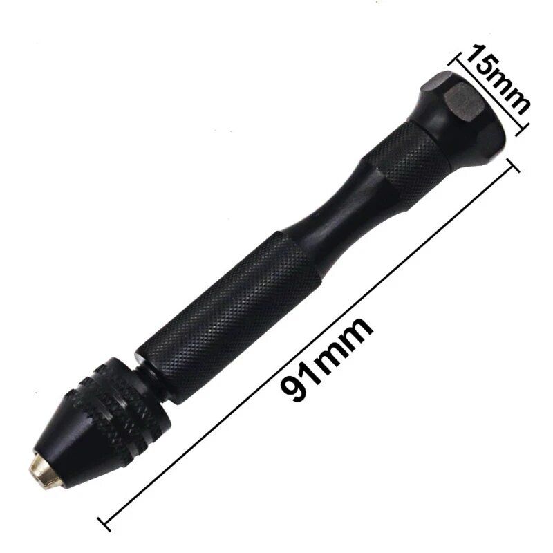 11Pcs Precision Pin Vise Micro Mini Hand Twist Drill Bits
