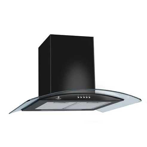 90cm Digital Cooker Hood Control - Black