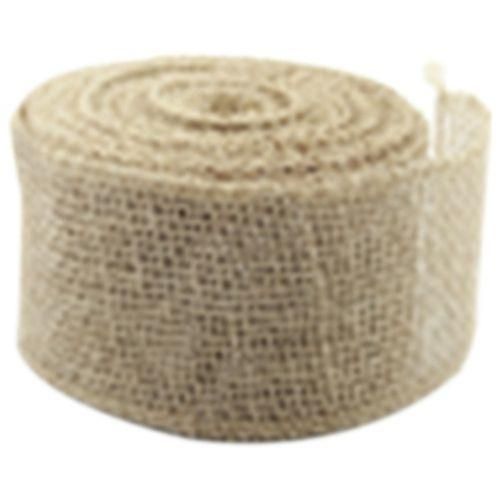 Wide Buap Fabric Craft Ribbon On Spool - 10