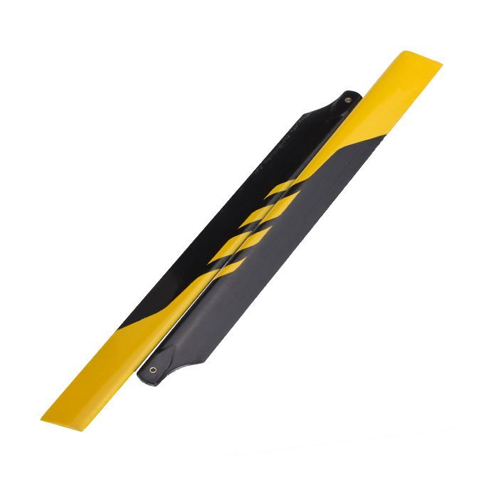 2-Piece 325mm Universal Glass Fiber Main Rotor  For   450 Yellow