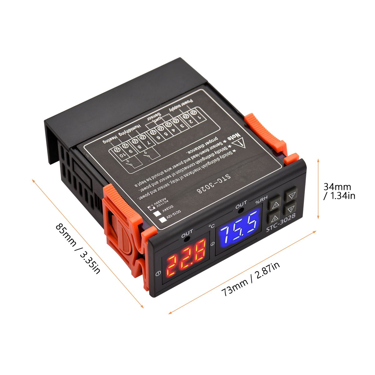 Digital Temperature Controller STC-3028 Intelligent