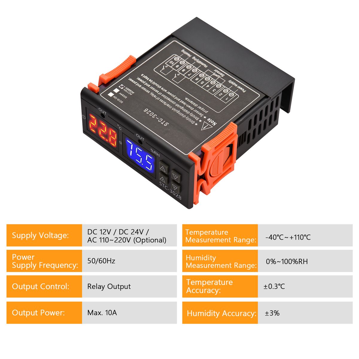 Digital Temperature Controller STC-3028 Intelligent