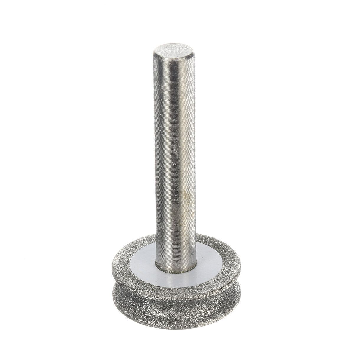 150 Grit 6mm Shank Diamond Grinding Wheel For Glass Plane Arc Chamfering 150# Silver