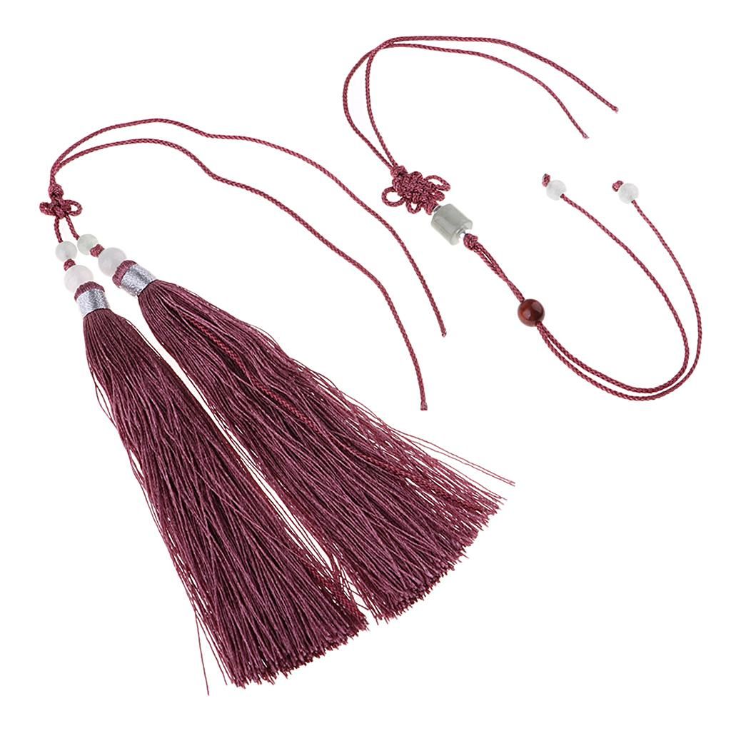 Long Tassels With Faux Jade Handmade DIY Jewelry