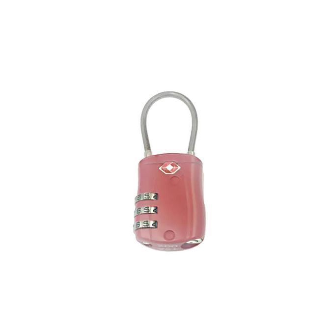 3-Dial TSA Combination Padlock Luggage Suitcase Bag Travel Wire Red