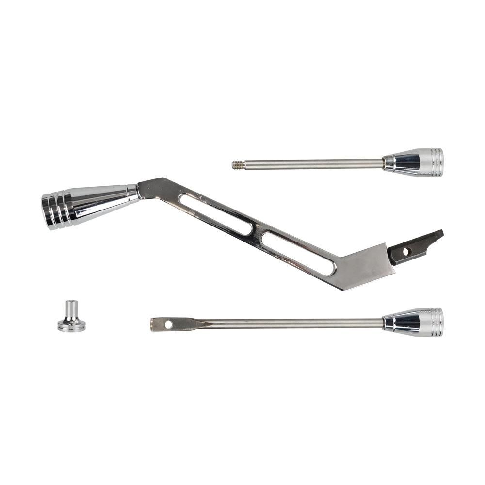 Car Aluminum Gear Shifter Turn Signal Lever Hazard Tilt Kit Modified Accessories Replacement for GMColumn 1967-1994