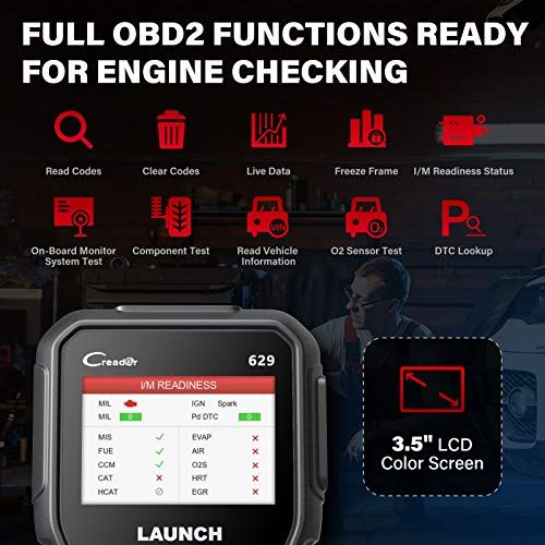 LAUNCH CR629 OBD2 Scanner Newest 2022 Bidirectional Scan Too
