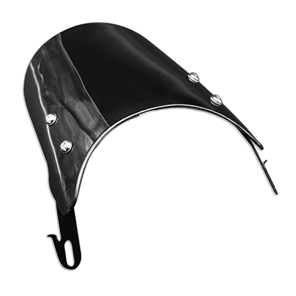 Front Fairing 5-7inch Black Windshield Windscreen For Suzuki GN125