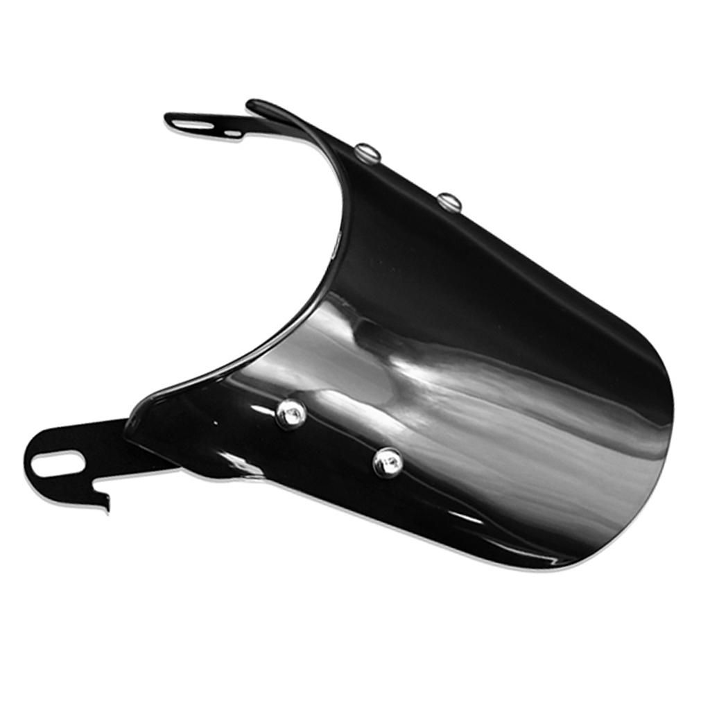 Front Fairing 5-7inch Black Windshield Windscreen For Suzuki GN125