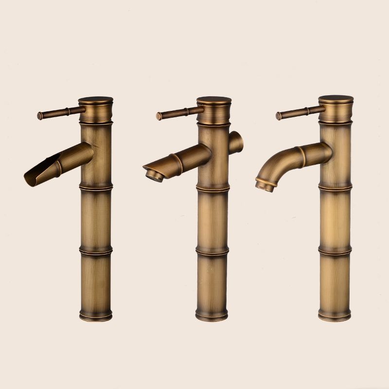 Antique Retro Hot Cold Water  Copper Faucet