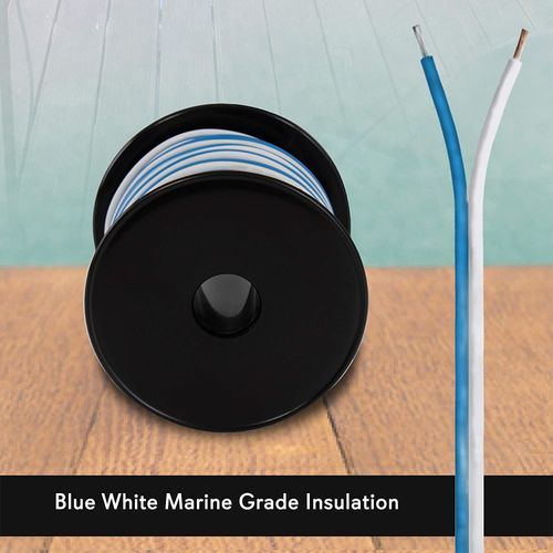 50ft 18 Gauge Speaker Wire - Waterproof Marine Grade Cable
