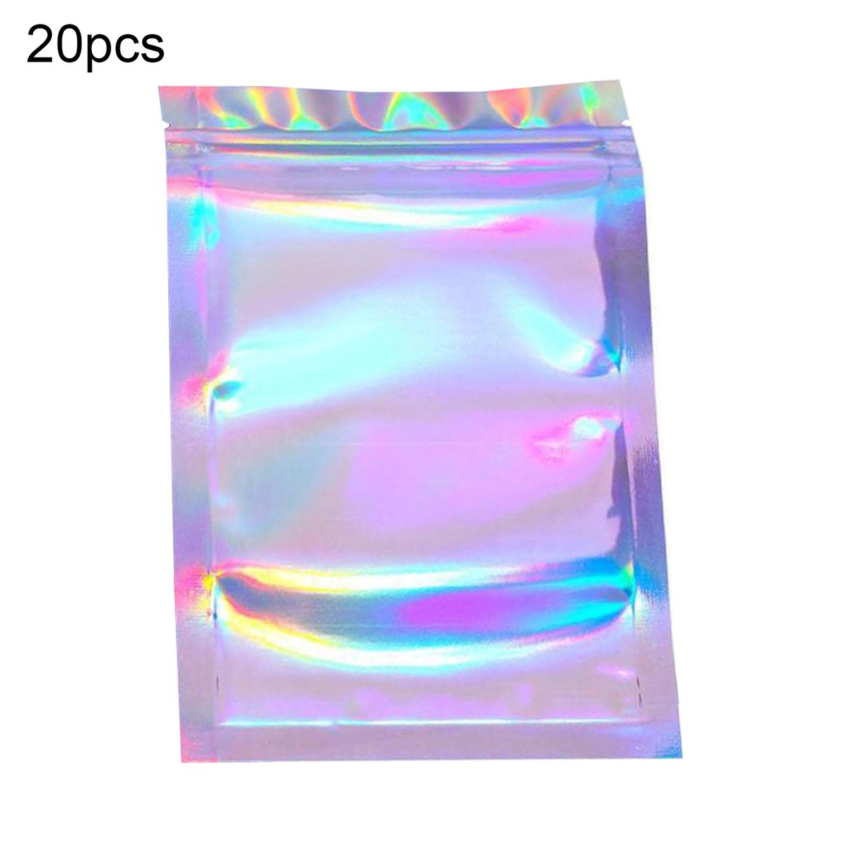 20Pcs50Pcs Laser Seal Pouches   Clear Zippered 20PCS