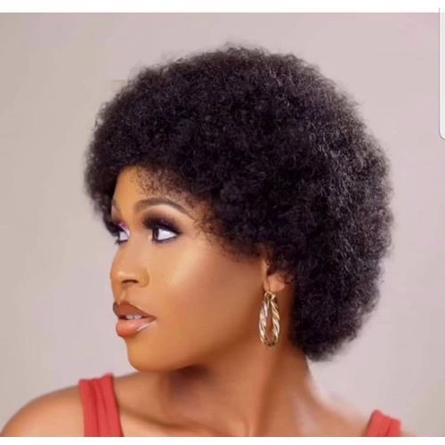 Low Cut Jerry Afro Curly  Wig