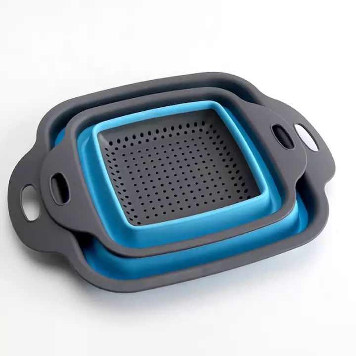 2Pcs Foldable Kitchen Drain Baskets