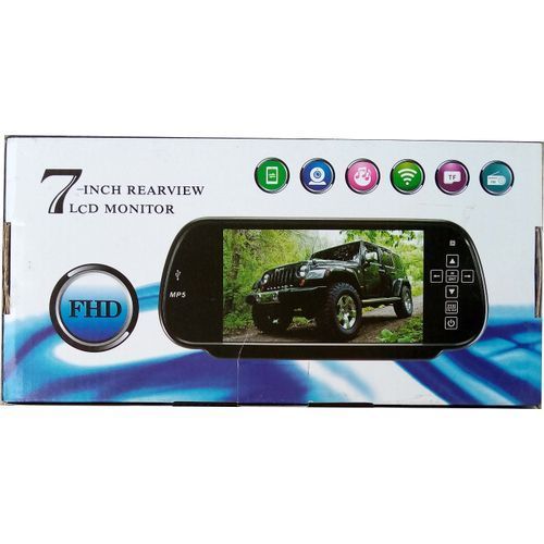 7" BLUETOOTH INNER MIRROR WITH USB, SD + CAMERA