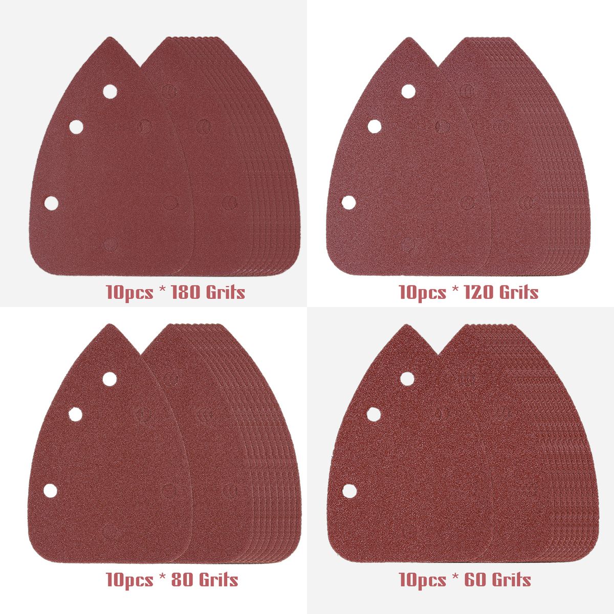 Detail Sanding Paper Kit Mouse Sandpaper 140*100mm 6Holes