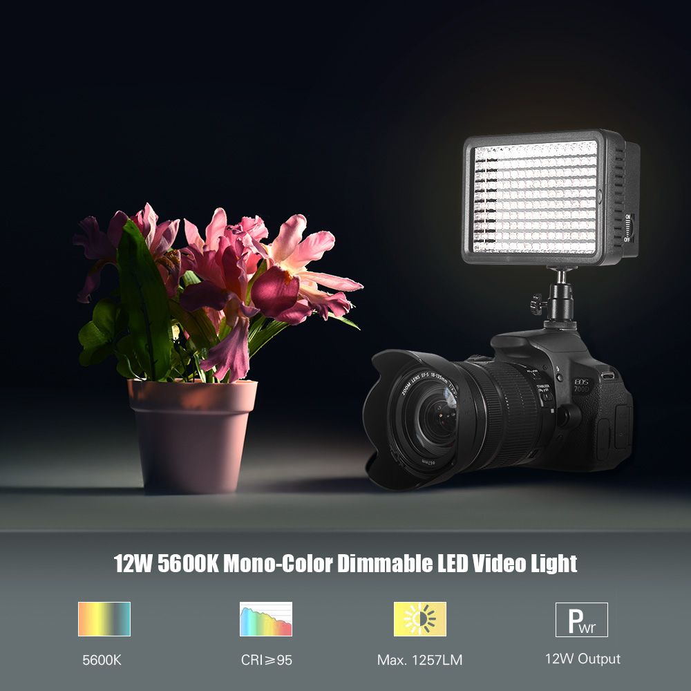 Professional Dimmable Ultra High Power LED Video Light 5600K